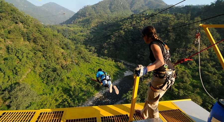 Giant Swing in Rishikesh