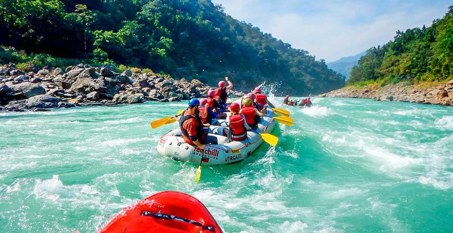 16 km river rafting in rishikesh from Shivpuri