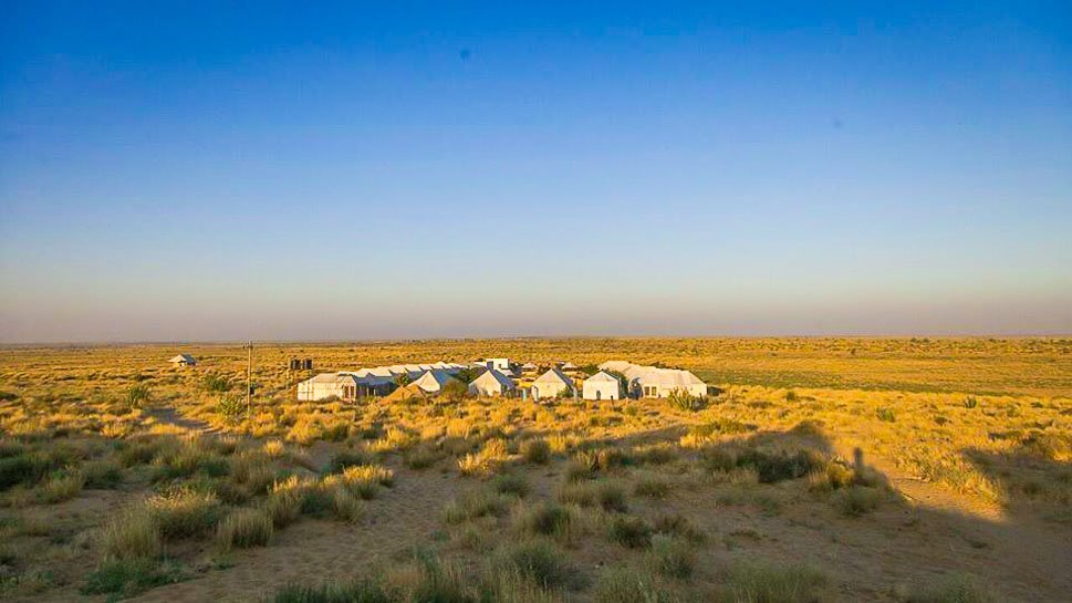 Exterior view of Prince desert campsite