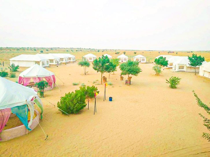 Camping in Prince desert camp, Jaisalmer