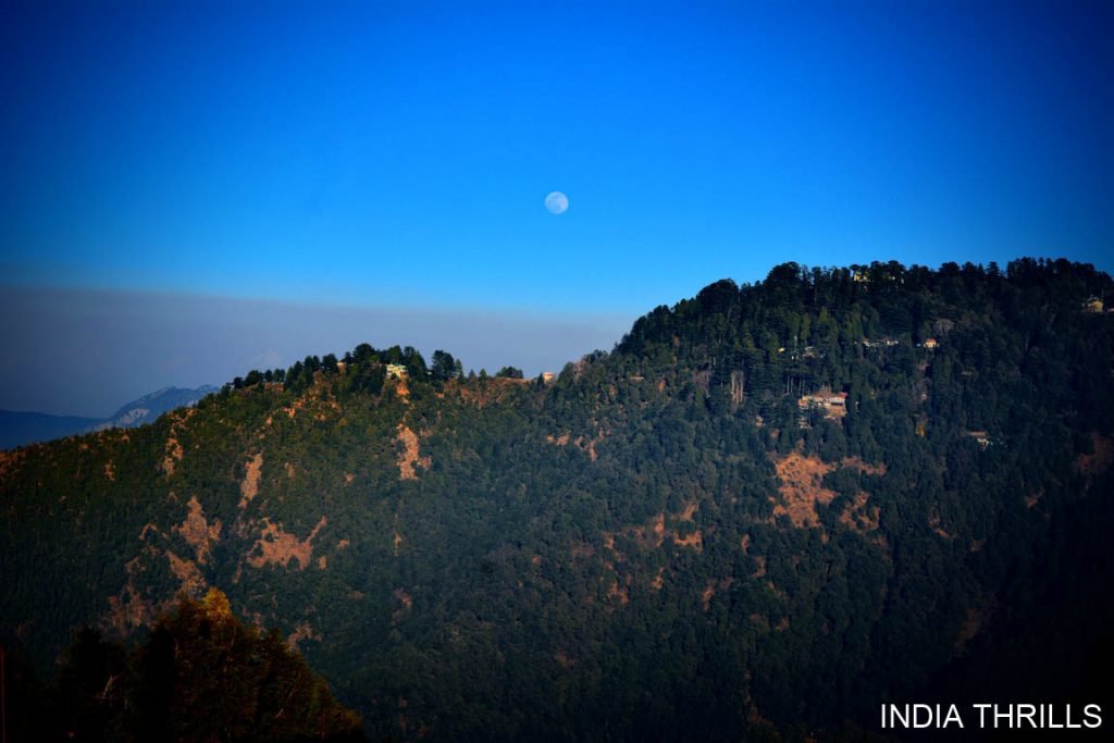 Mussoorie scenic view from Lal Tibba