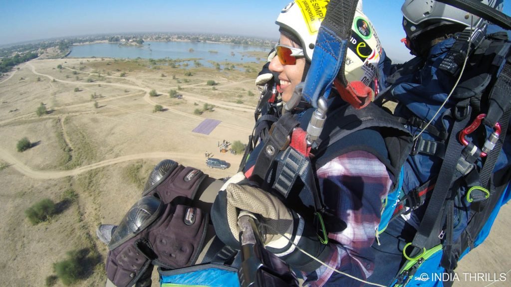 Paragliding ride in Jodhpur