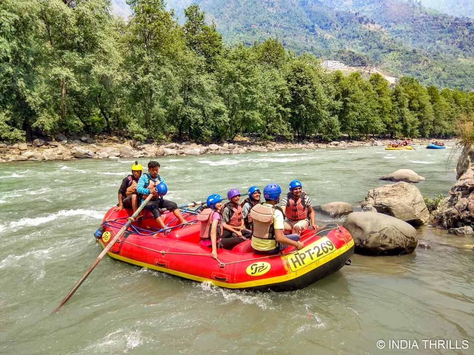 River rafting in kullu package