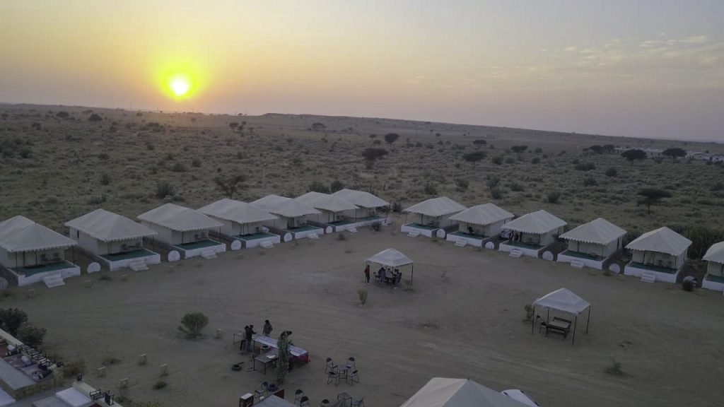 Incredible desert camp