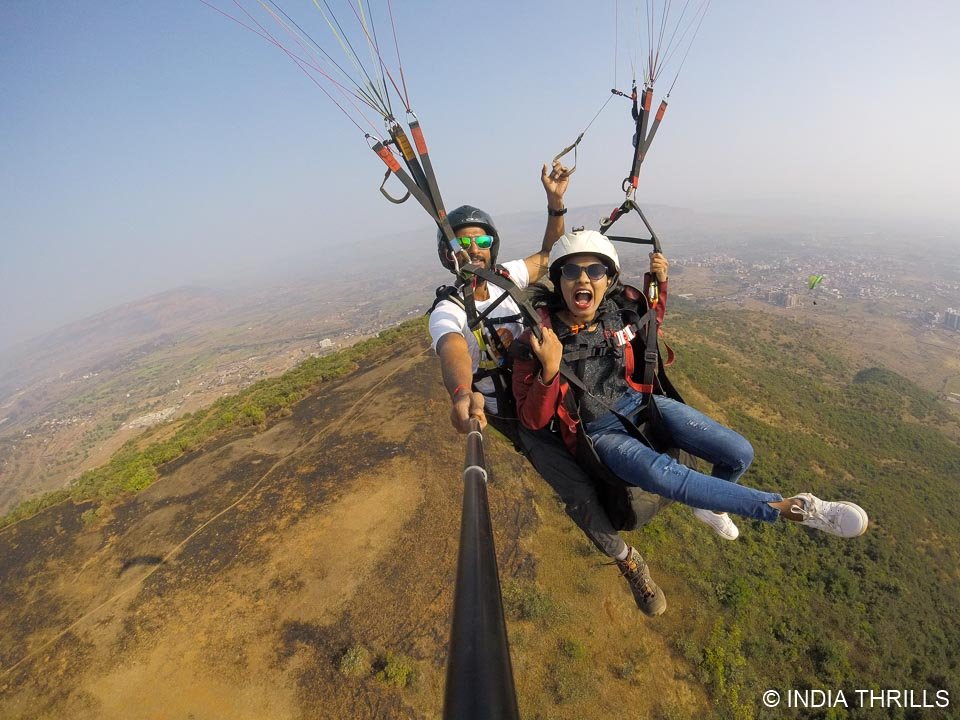 Learning Paragliding in Kamshet, India - YouTube