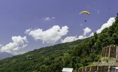 paragliding in Gangtok city