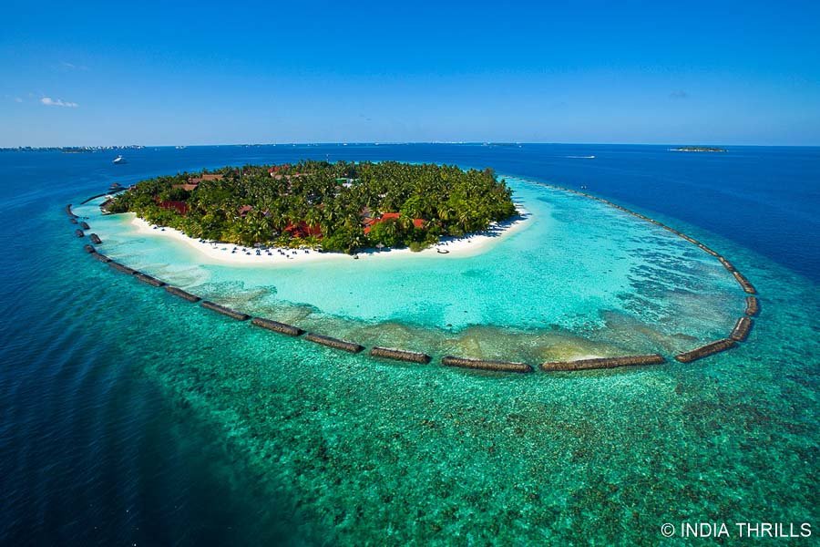 Aerial View Kurumba Maldives Resort