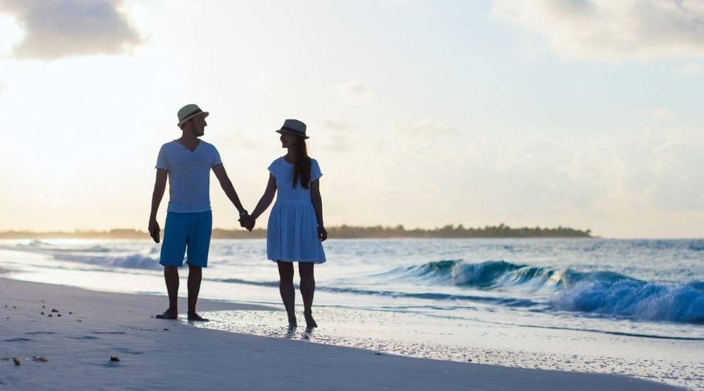 Walk by the romatic beach in your honeymoon tour in goa