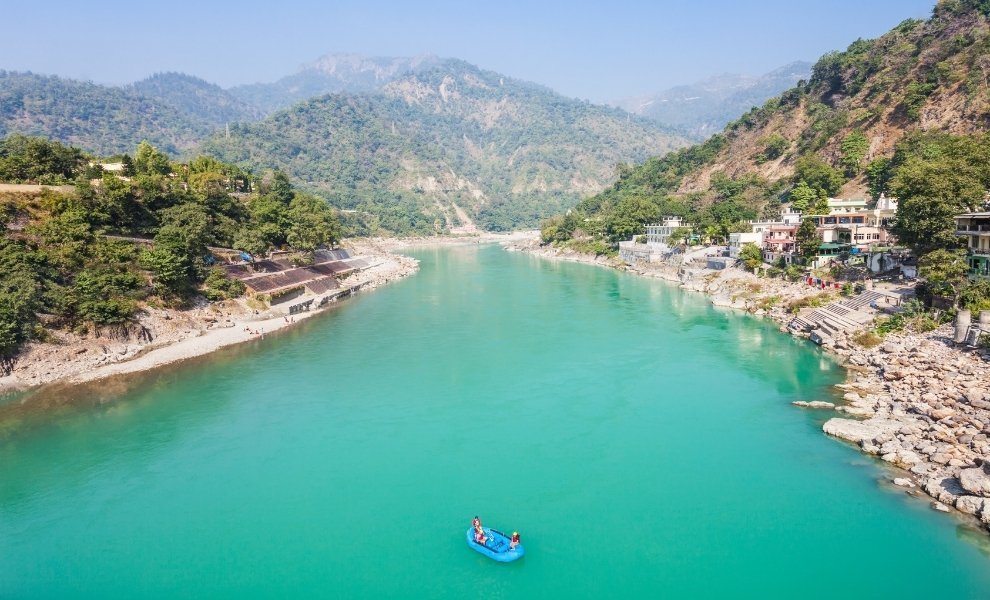 Take a dip in Ganga river at Rishikesh on your vacation to Corbett Nainital Mussoorie Haridwar