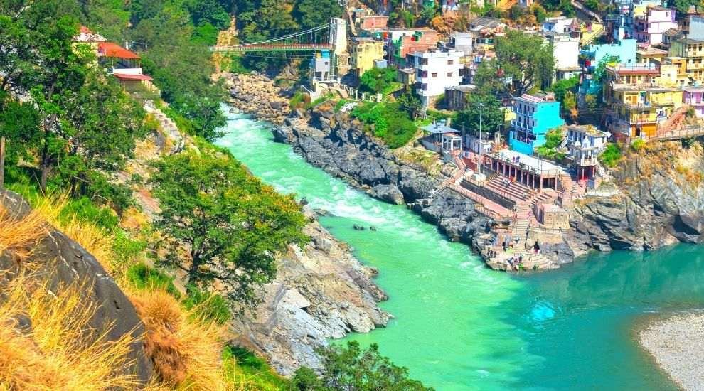 Devparyag: confluence of Bhagirathi and alaknanda