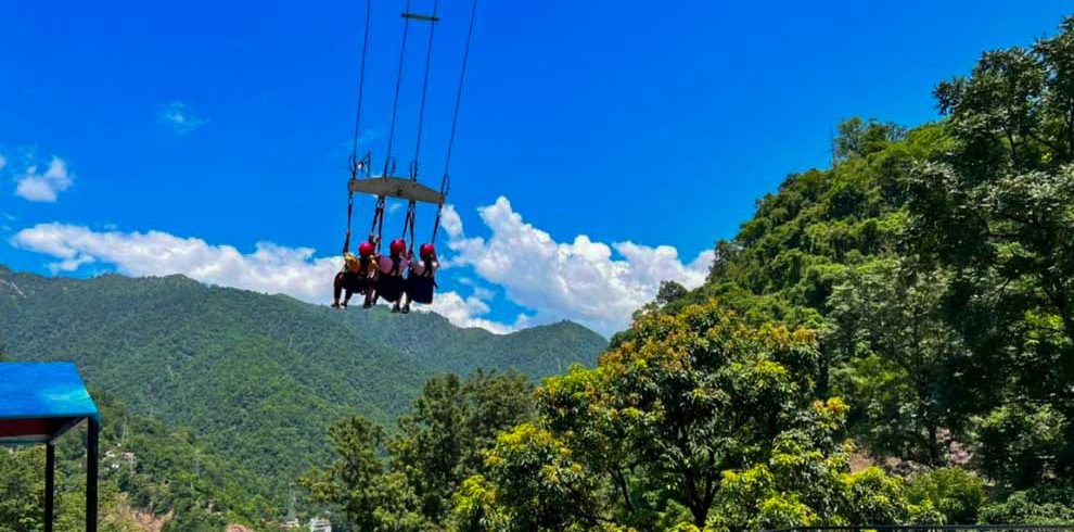 Giant Swing in Shivpuri thrill Factory, Rishikesh