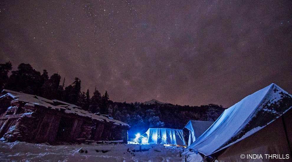Kedarkantha Trek | Camping Night View