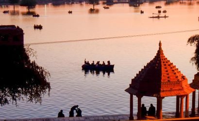 Boating in Gadisar Lake