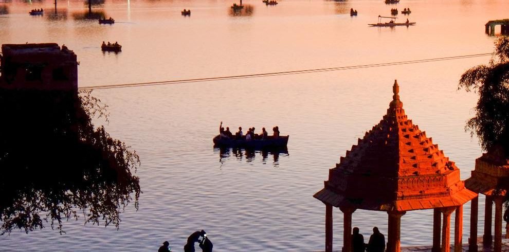 Boating in Gadisar Lake