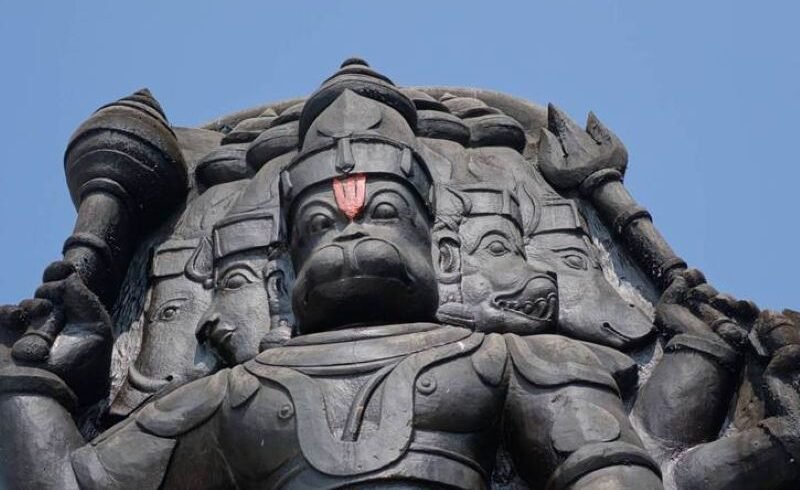 Panchmukhi Hanuman Temple, Rameswaram, India